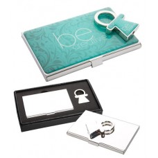 Set etui za vizit/privjesak Chrome